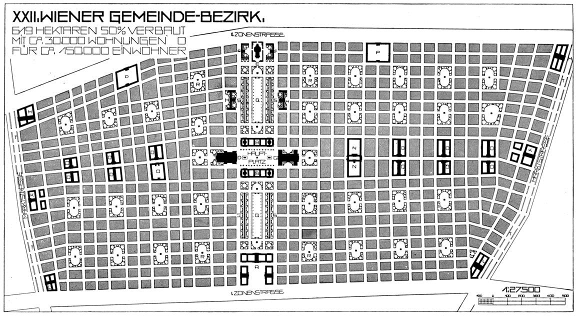 Отто Вагнер. План большого города Die Grosstadt. 1911