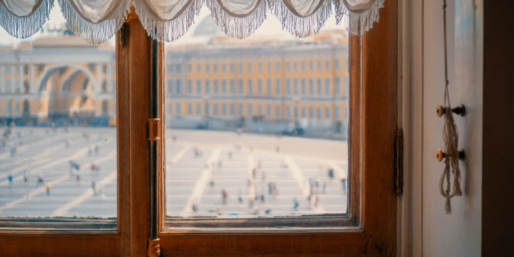 Вид из окна Эрмитажа